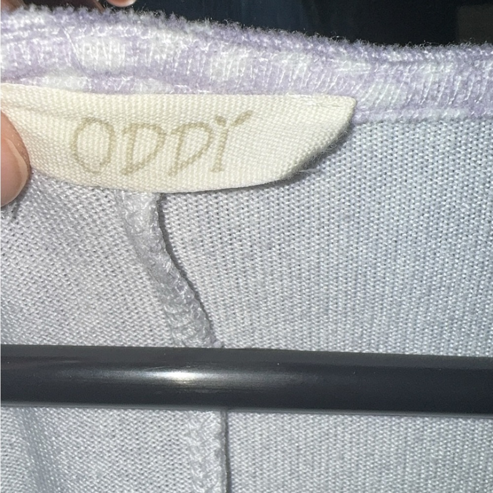 Oddy Light Purple Patterned Blouse - image 2